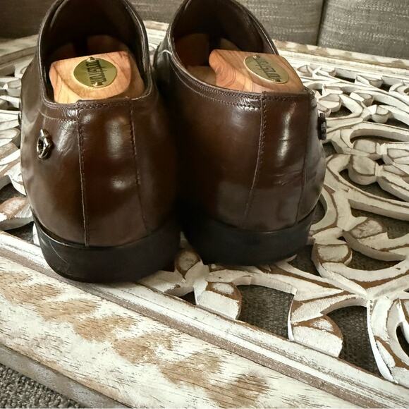 Salvatore Ferragamo Brown Leather Oxford Shoes Men’s 8.5 D main image 11